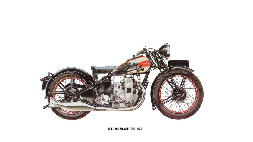 Ariel 500 Square Four 1930 Motorcycle