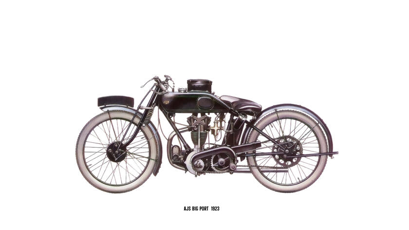 AJS Big Port 1923 Motorcycle