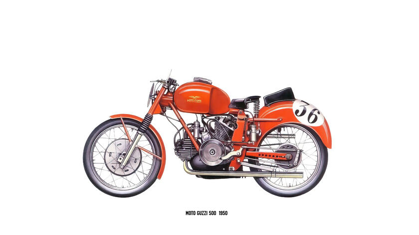 Moto Guzzi 500 1950 Motorcycle