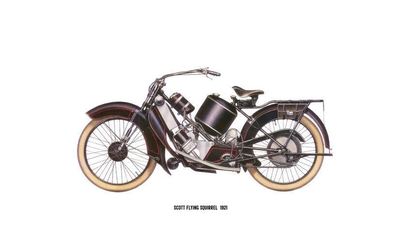 Scott Flying Squirrel 1921 Motorcycle
